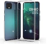 REY - Pack 3X Transparent Silikonhülle TPU für Google Pixel 4, Handyhülle Premium Kratzfest TPU Durchsichtige Schutzhülle, Ultradünne 0,33