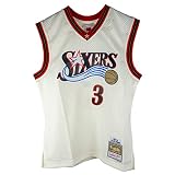 Mitchell & Ness NBA Off White Team Color Swingman Jersey Trikot Philadelphia 76ers - Allen Iverson, XL