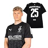 PUMA Offizielles Ausweichtrikot „Third 25/26“ | Borussia Mönchengladbach | Recyceltes Material, Gladbach Trikot -personalisierbar (DE/NL/SE/PL, Alphanumerisch, L, Regular, Regular, Puma Black)