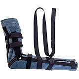Medizinischer Fixierungsgürtel für Armknochen und Ellenbogengelenk, verstellbare Rotatorenmanschette, weiche Schulterschlinge, Handgelenk, Ellenbogen, Unterarm, Stützband für Subluxation, L