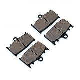 OXYMUV Für Kawasaki ZZR1100 1993–1998 ZZR1200 2002 2003 2004 2005 Motorrad Bremsbeläge Vorne Und Hinten Bremse Halbmetallisch Wenig Lärm (Farbe : Vorderseite)
