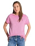 CECIL Damen B321509 T-Shirt aus Baumwolle, Bloomy pink, 46
