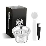 Wiederbefüllbare Tchibo Cafissimo Kaffeekapsel us Edelstahl zum Nachfüllen,Wiederverwendbare Refill-Kapsel Kaffeefilter für Kfee Caffitaly Tchibo Cafissimo C