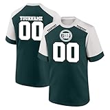 Herren Jersey personalisierte Sport-T-Shirt schnell trocknen atmungsaktiv Kurzarm-T-Shirt personalisierte Name Nummer Team Name Schulter Name Logo Custom A01