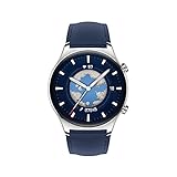 HONOR Watch GS 3 Blue, SmartWatch mit 1,43' AMOLED Touchscreen, Fitness Watch mit Herzfrequenzmesser, Schlaf- und Blutsauerstoff-Überwachung für Android, GPS, 14 Tage Akkulaufzeit, One S