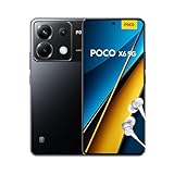 POCO X6 5G Smartphone, 12+256GB Handy ohne Vertrag, 120Hz 6,67' 1,5k AMOLED Display, 64MP OIS Dreifach-Kamera, 5100mAh, 67W Turbo-Charge, Dual-SIM, Schwarz (DE Version + 2 Jahre Garantie)