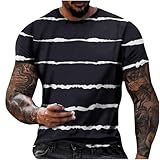 Arbeits Tshirt Herren Baumwolle Kurzarm Stretch Cutted Shirts Sommerhemden Slim Fit Funktions Sportshirt Arbeitshemd Comfort Basic Tshirt T Shirt Sommer Oversized Weiß T-Shirts für H