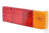 HELLA - Heckleuchte - Glühlampe - 12V - Einbau/geschraubt - Lichtscheibenfarbe: rot/gelb - Stecker: Flachstecker - rechts/links - Menge: 1 - 2SD 004 460-001