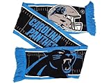 Great Branding Carolina Panthers NFL HD Jaquard Scarf Schwarz Blau Schal - ST
