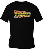 Back to The Future T-Shirt 2XL Zurück in die Zukunft Retro Logo in Größe XXL