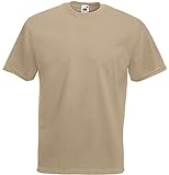 Fruite of the Loom Valueweight T-Shirt, vers. Farben M,Khak