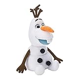 Disney Store Stofftier Olaf, Die Eiskönigin 2, Kuscheltier, 38 cm / 15', Spielzeug mit schimmernder Oberfläche und eingeprägten Schneeflocken, für alle Altersstufen geeig