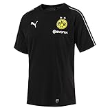 Puma Herren Training Jersey BVB with Sponsor Logo, Puma Black, M, 753358