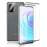 Carantee 2 Stück für Panzerglas für Samsung Galaxy S20 Plus Schutzfolie, +2 Kameraschutz Folie, 9H Härte Displayschutz S20+ Panzerfolie, Sensitive Touch, HD 3D Blasenfrei Anti-Fingerprint Schutzg