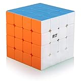 Zauberwürfel 4x4 4x4x4 Speed Cube Stickerless Magic Cube Puzzle Magischer Würfel für Schneller und Präziser mit Lebendigen Farb