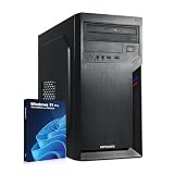 HYPER BYTE® Office PC – Computer mit AMD Ryzen 5 mit 4,4 GHz | 32 GB DDR4 RAM | 1TB SSD Festplatte | Win 11 Pro | WLAN | DVD+RW | USB 3.0 | High End Office Tow