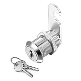 YOUTU® Briefkastenschloss Zylinderschloss, Zylinder Cam Lock, Möbelschloss Schrankschloss Spindtürschloss Schubladeschloss, Hebelschloss für Briefkästen, Schranktüren (20mm)
