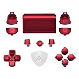 eXtremeRate Ersatz Knöpfe kompatibel mit ps4 Controller, Ersatzteile D-Pad/R1 L1 R2 L2 Trigger Tasten/Aktionstasten/Share/Option/Touchpad Buttons Set für ps4 Pro Slim CUH-ZCT2 Controller-R
