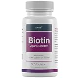 Biotin, EXVital für Haare, Haut und Fingernägel, hochdosiert, 10.000 µg, 365 Tab