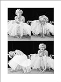 Marilyn Monroe Kunstdrucke, Papier, Mehrfarbig, 60 x 80