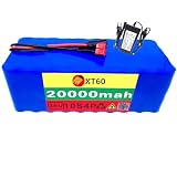 E-Bike Pedelec Akku 36V 20Ah Ebike Battery Pack 10S4P Rechargeable Li-Ion Battery Eingebauter BMS Wasserdichter PVC-Akku Mit Ladegerät BMS XT60/T Plug XT60 Plug,36V 20