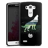 DeinDesign Silikon Hülle kompatibel mit LG G3 Case schwarz Handyhülle VFL Wolfsburg Stadion W