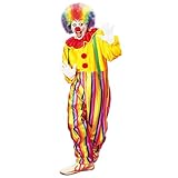 W WIDMANN MILANO Party Fashion - Kostüm Zirkus Clown, Spaßvogel, Narrenkostü