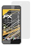 atFoliX Panzerfolie kompatibel mit Haier Phone G31 Schutzfolie, entspiegelnde und stoßdämpfende FX Folie (3X)
