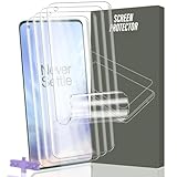 Gelaasso 4 Stück Schutzfolie für OnePlus 8 Pro [Nicht-Glas], Vollständige Abdeckung Flexibilität TPU Folie, HD Klar Displayfolie für OnePlus 8