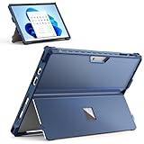 MoKo Hülle für Microsoft Surface Pro 7 Plus 2021/Surface Pro7 2019/Pro 6/Pro 5/4/LTE, All-In-One Schutzhülle mit Stifthalter Kickstand Schutz, Kompatibel mit Typ Cover Tastatur, B