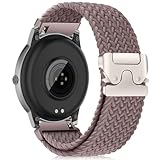 RanBluu 22mm Geflochten Armband für Amazfit Balance 2/Bip 6/Bip 5/5 Unity/GTR 47mm/GTR 4/GTR 3 Pro, Elastisches Nylon Ersatzarmband, Stoff Sport Band für amazfit balance 2/bip 6/5/5 unity, L