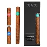 XVX CIGAR SOFT TIP STARTER KIT - Electronic Cigarettes - Rechargeable - Includes Prefilled Flavour Cartridges - Cigar - Cuban - Havana - 900 Puffs - USB Charger & Flavour Changing - Nicotine F