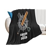 Shaun of The Dead Alternative Movie Poster Movie Poster Boy Transparent Warm Anti-Pilling Flannel Blankets 40'*50'(100 * 130cm)