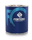 Fonteino Latexfarbe Weiß Innenweiß - abwaschbare Innenfarbe Wandfarbe Deckenfarbe Wohnraumfarbe Küchenwandfarbe - atmungsaktiv, lösungsmittelfrei - seidenmatt 1L