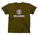 Mr Fusion T-Shirt Flux Kompensator Back to The Future Zurück in die Zukunft, L, O