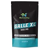 Nutrality Galle XL - 60 Kapseln - Gallenergänzungsmittel zur Leberentgiftung - Gallblasen-Ergänzungsmittel für Erwachsene - 30-Tage-Vorrat - Natürliche Premium-Q