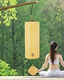 Bambus-Windspiel, japanisches Windspiel für Klangheilung, Meditation und beruhigende Emotionen, klassische Heimdekoration, gutes Geschenk für Familie, Freunde (E-Akkord) mit Geschenk-Box,