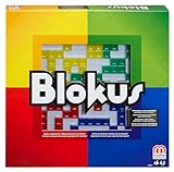 Mattel Games Blokus Spiel, Brettspiel für die Familie, Strategiespiel, für 2-4 Spieler, Gesellschaftsspiel, ab 7 Jahren, BJV44