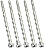 AERZETIX - C47632 - Satz von 5 stück - bolzen innensechskantschrauben M4x70 - mit innensechskantkopf - Ø4x70mm - DIN 912 - klasse 8.8 - aus verzinktem stahl - heimwerken - montagewerkzeug eisenw