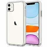 JETech Hülle für iPhone 11 (2019) 6,1', Nie Vergilbung Handyhülle Schutzhülle Case Cover mit Anti-kratzt Transparente und Rückseite (Durchsichtig)