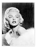 Marilyn Monroe Poster Wandbilder für jeden Raum 30 x 40 cm Schwarz-Weiß Nostalgie Wanddek