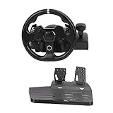 Game Racing Wheel, 270 Grad Universal USB Car SIM Racing Lenkrad mit Pedalen, Driving Force PC Racing Wheel für PS4, für PS3, für Xbox One, für Xbox 360, für Sw