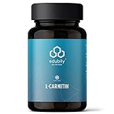 edubily nutrition® Acetyl L Carnitin Kapseln • 250 mg reines Carnitin aus Acetyl Carnitin pro Kapsel • Vegan • Nur Reisstärke als Füllstoff • 60 Kapseln im Braung
