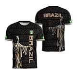 Yupify Brasilien-Trikot für Herren, brasilianisches Fußballtrikot, brasilianisches Fußballtrikot, Brasilien-Fußballtrikot, Ds1, XL