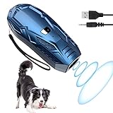 Bubbacare Anti-Bell-Gerät, Handheld-Ultraschall-Hundekontrollgeräte 16,4 Fuß effektive Reichweite, wiederaufladbares Abschreckungsgerät, Haustiertraining, kein Bellen, sicher für drinnen und drauß