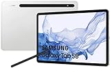 Samsung Galaxy Tab S8 WiFi 128GB Silber Android-Tablet 27.9cm (11 Zoll) 3.0GHz, 2.5GHz, 1.8GHz Q