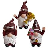 Gartenzwerge Dekofigur - 3 Lustige Fußballspieler-Zwergstatue, Kreative Zwergen-Gartendekorationen | Zwergfiguren-Set Für Den Innenbereich, Gartenfigur Zwergs Für Zuhause, Hof, Arbeitsp