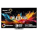 Hisense 55A85N 139cm (55 Zoll) Fernseher, 4K UHD OLED Smart TV,120Hz, HDMI 2.1, Game Mode Pro, AMD FreeSync Premium, Dolby Vision IQ & Atmos, Bluetooth, Alexa Built-in, Schwarz, [2024]