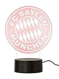 FC Bayern München LED-Logo | Nachtlicht | Lampe | R