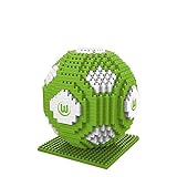 FOCO Offizielles Lizenzprodukt VFL Wolfsburg BRXLZ-Steine 3D-Fußball BAU-Set +12 YO Brick